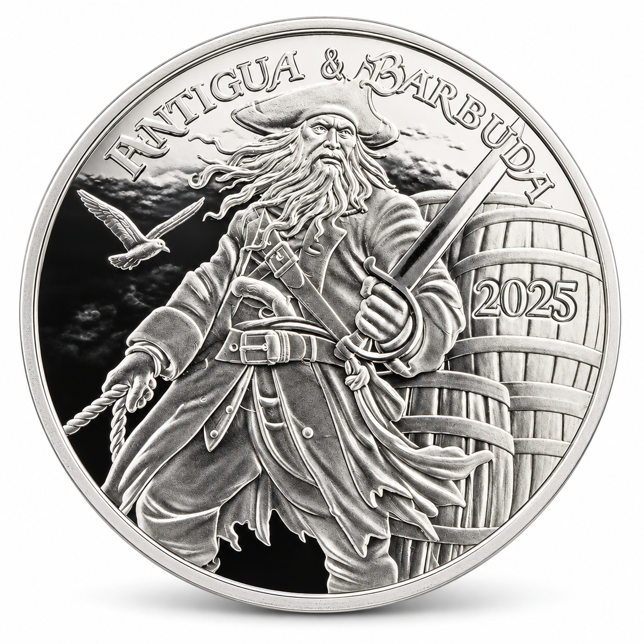 2025 Antigua & Barbuda Pirate 1 oz Silver Coin | GDP Bullion – GDP