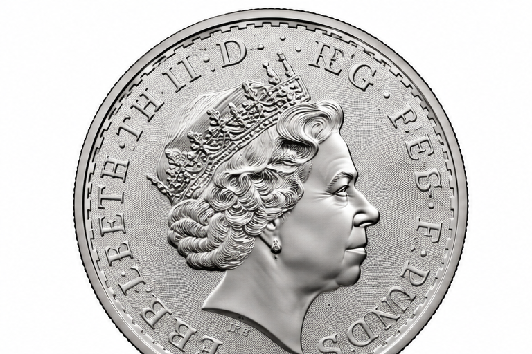 2015 UK Britannia 1 oz silver coin Queen Elizabeth II obverse