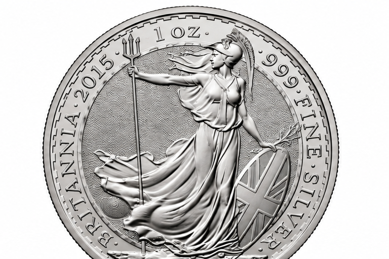 2015 UK Britannia 1 oz silver coin Britannia reverse
