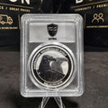 Actual 2026 Australian Wedge-Tailed Eagle silver coin PCGS MS70 front, PCGS Ultra holder with visible scratch near Ultra logo