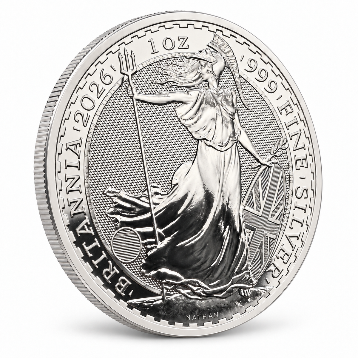 2026 Britannia 1 oz Silver Coin – .999 Fine Silver | The Royal Mint