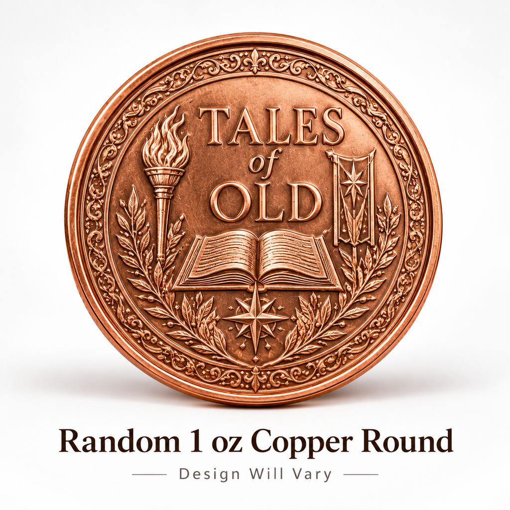 Random 1oz .999 Fine Copper Round – Mystery Design | Design Will Vary