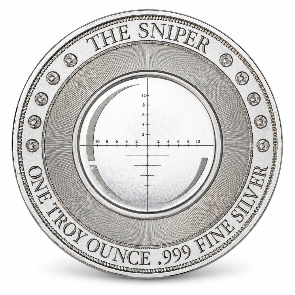 Intaglio Mint The Sniper – 1 oz .999 Silver Round