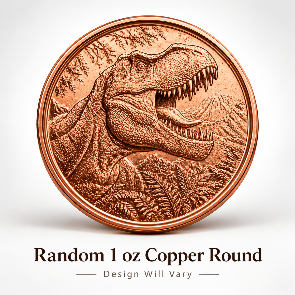Random 1oz .999 Fine Copper Round – Mystery Design | Design Will Vary