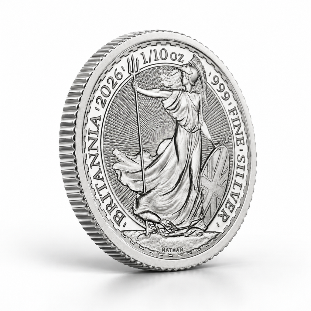2026 1/10 oz Silver Britannia – .999 Fine Silver
