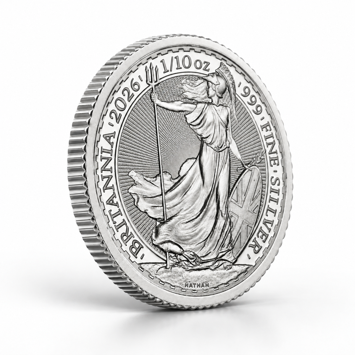 2026 1/10 oz Silver Britannia – .999 Fine Silver