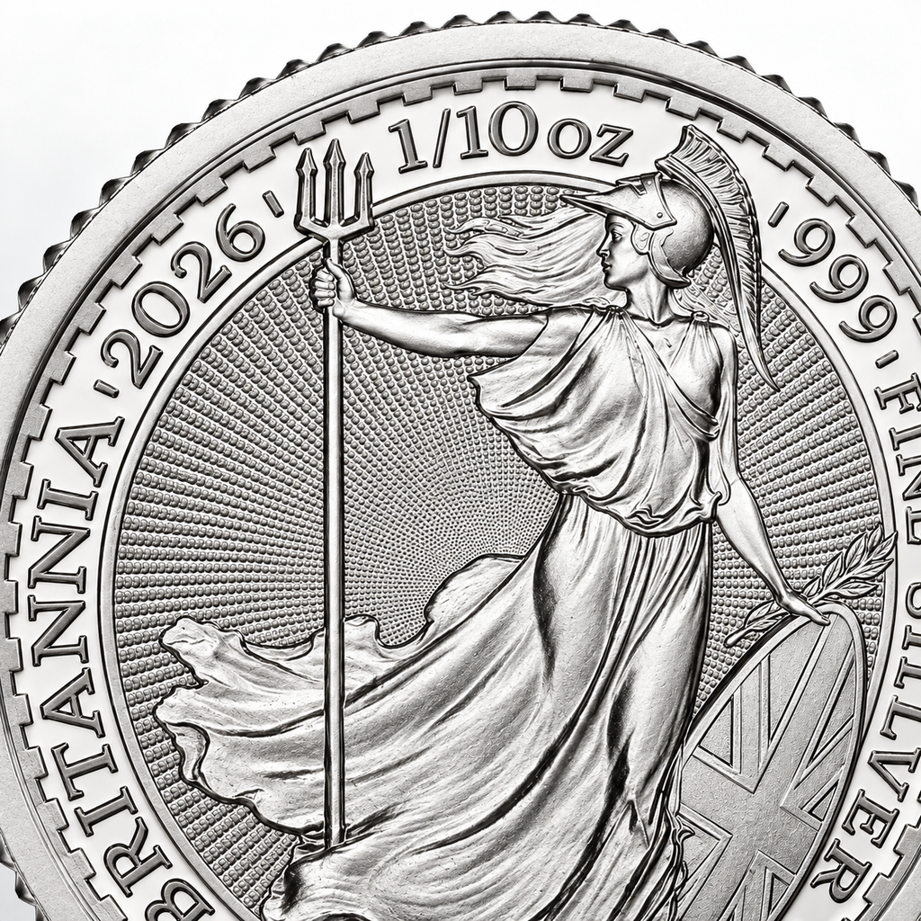 2026 1/10 oz Silver Britannia – .999 Fine Silver