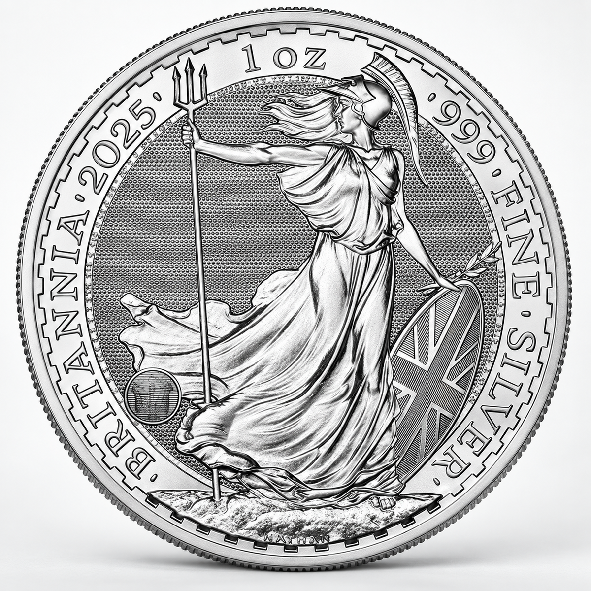 2025 1 oz Silver Britannia – .999 Fine Silver