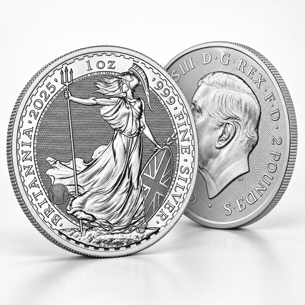 2025 1 oz Silver Britannia – .999 Fine Silver