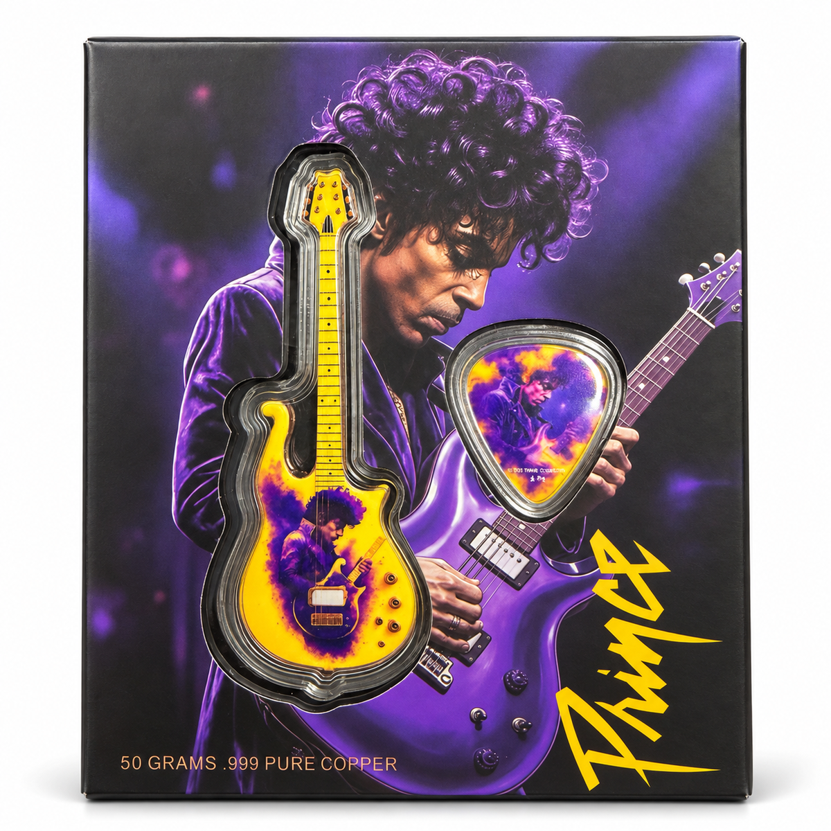 2026 Prince Guitar & Pick Collection – 54.6g .999 Fine Copper – Limited 5,000