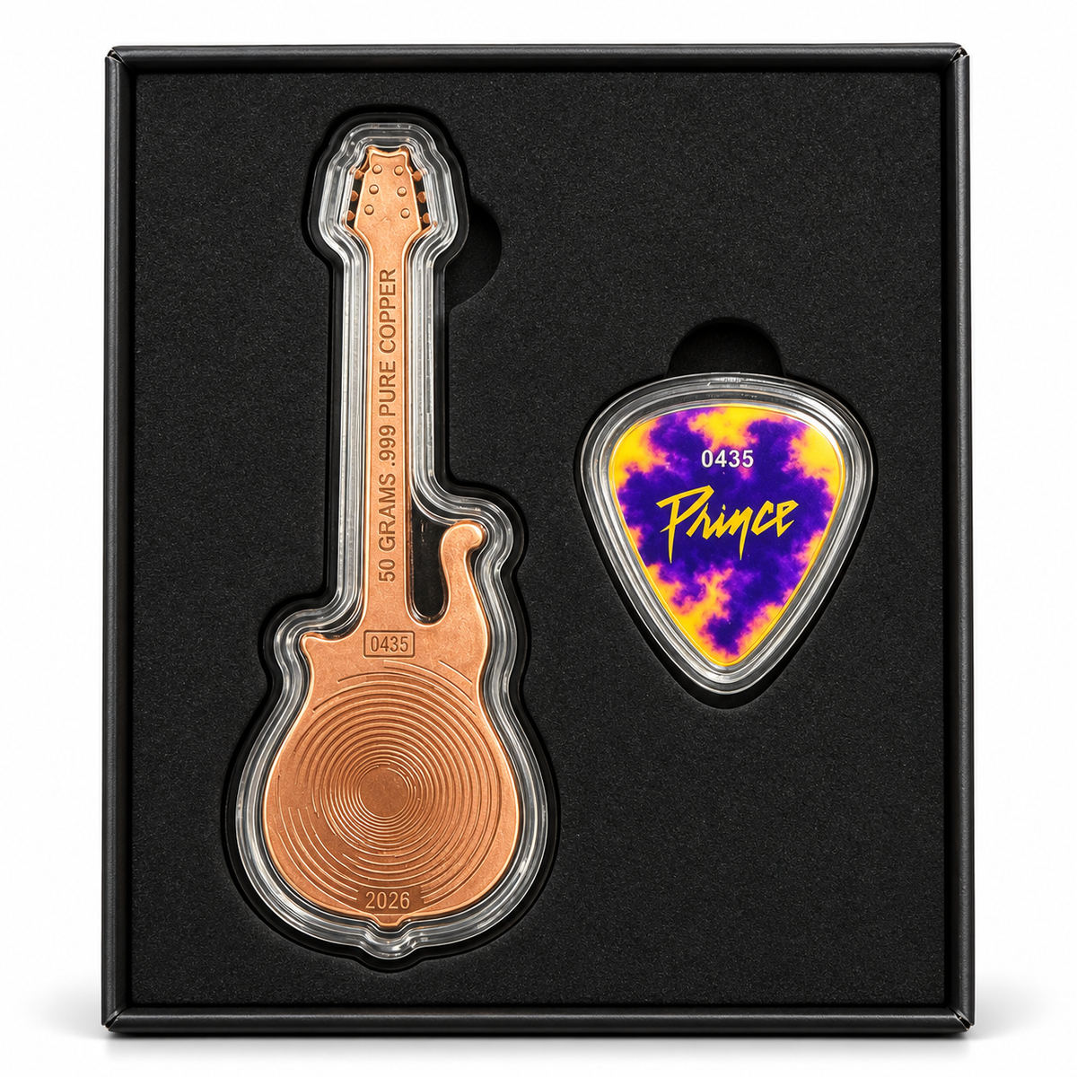 2026 Prince Guitar & Pick Collection – 54.6g .999 Fine Copper – Limited 5,000