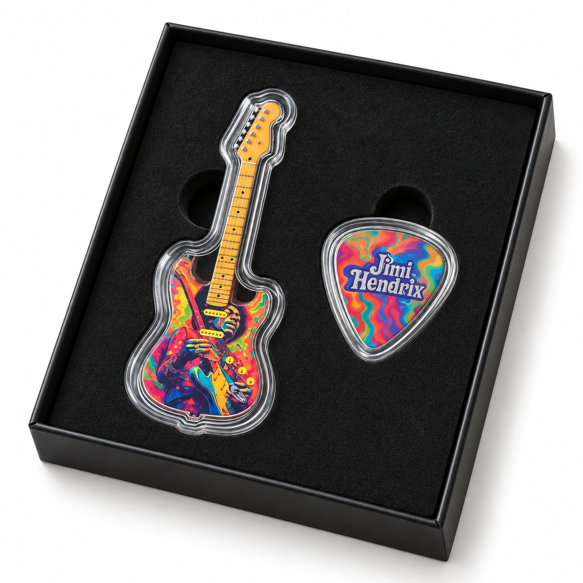 2026 Jimi Hendrix Guitar & Pick Collection – 54.6g .999 Fine Copper – Limited 5,000