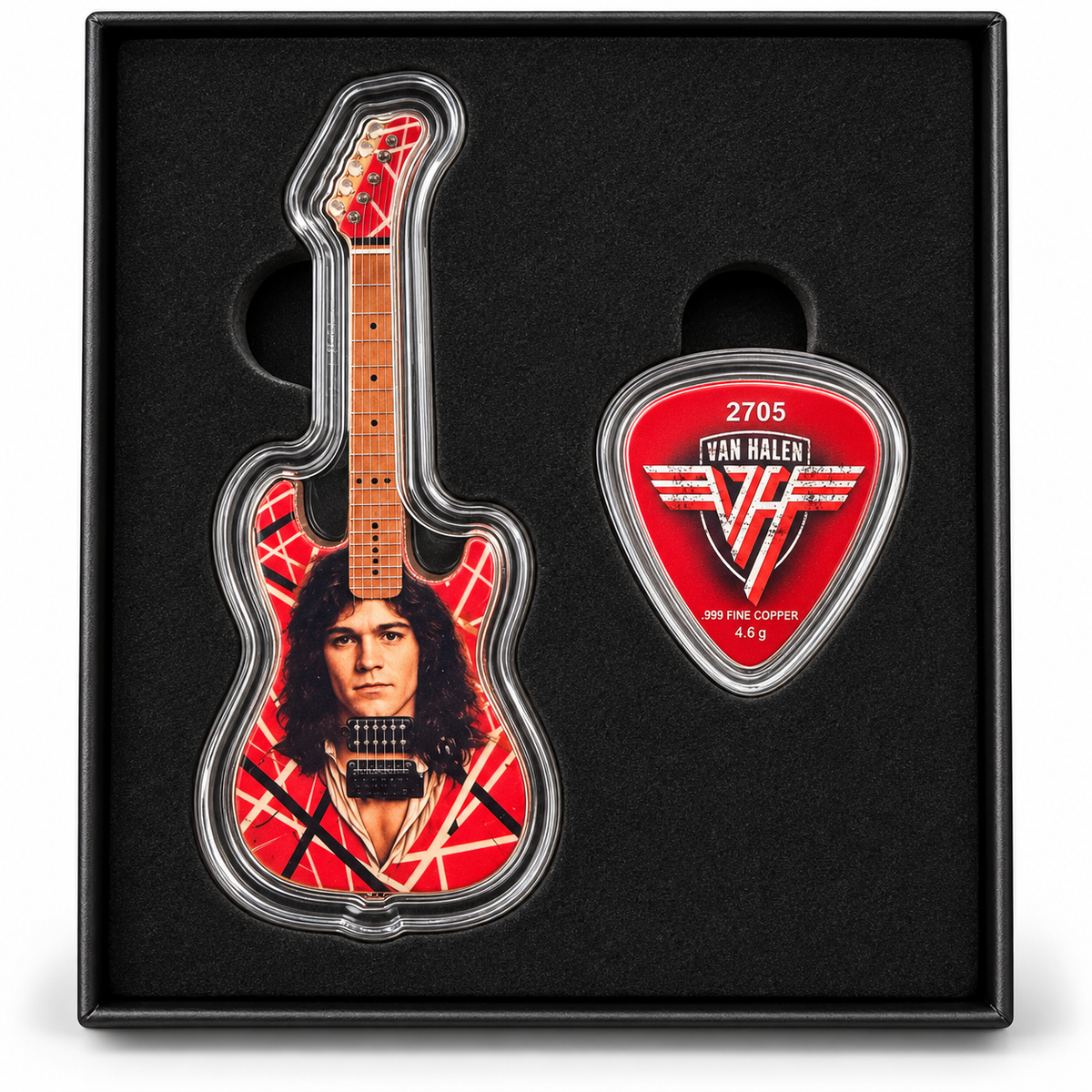 2026 Eddie Van Halen Guitar & Pick Collection – 54.6g .999 Fine Copper – Limited 5,000