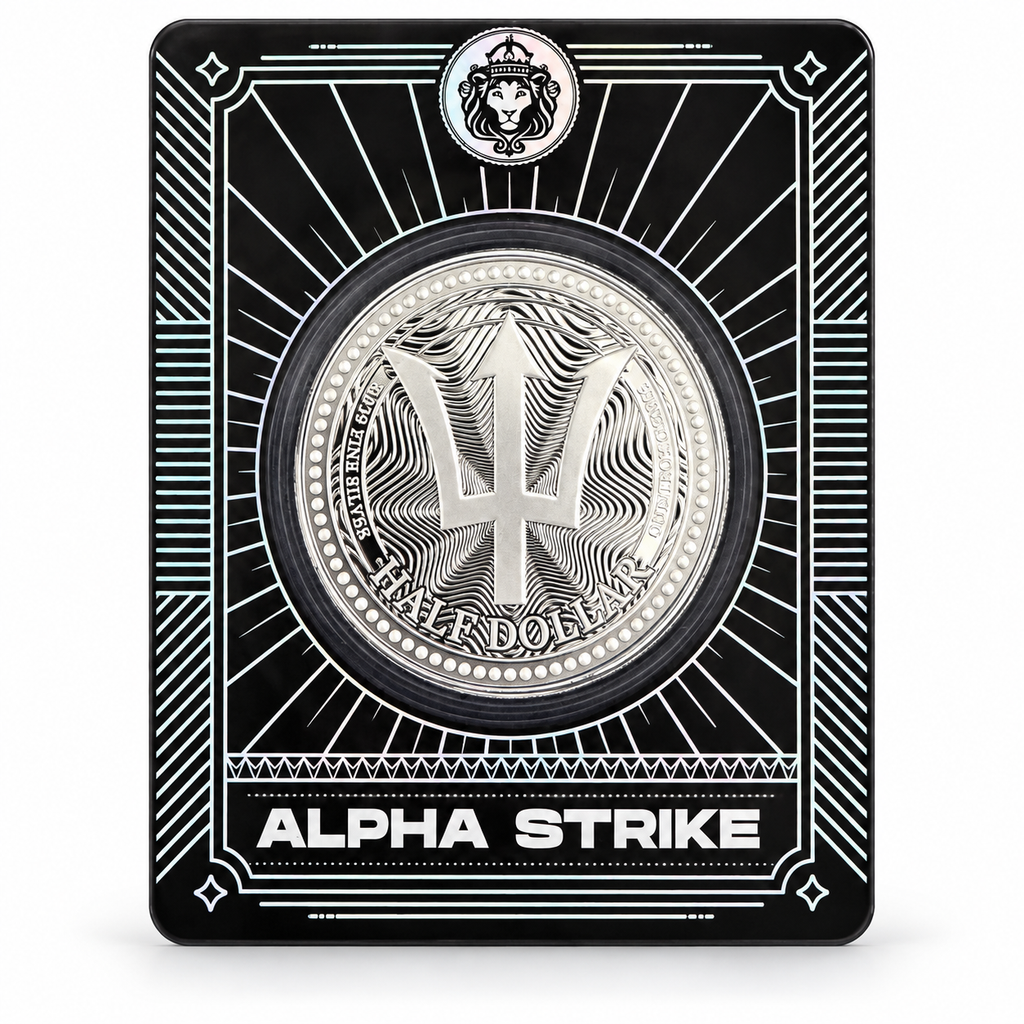 2025 Barbados Trident Alpha Strike 1 oz Silver Coin – Mintage 749 | Scottsdale Mint