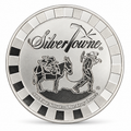 SilverTowne Prospector & Donkey 1 oz Silver Round – .999 Fine Silver