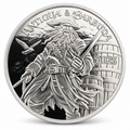 2025 Antigua & Barbuda Rum Runner & Pirate 1 oz Silver Coin – Mintage 25,000