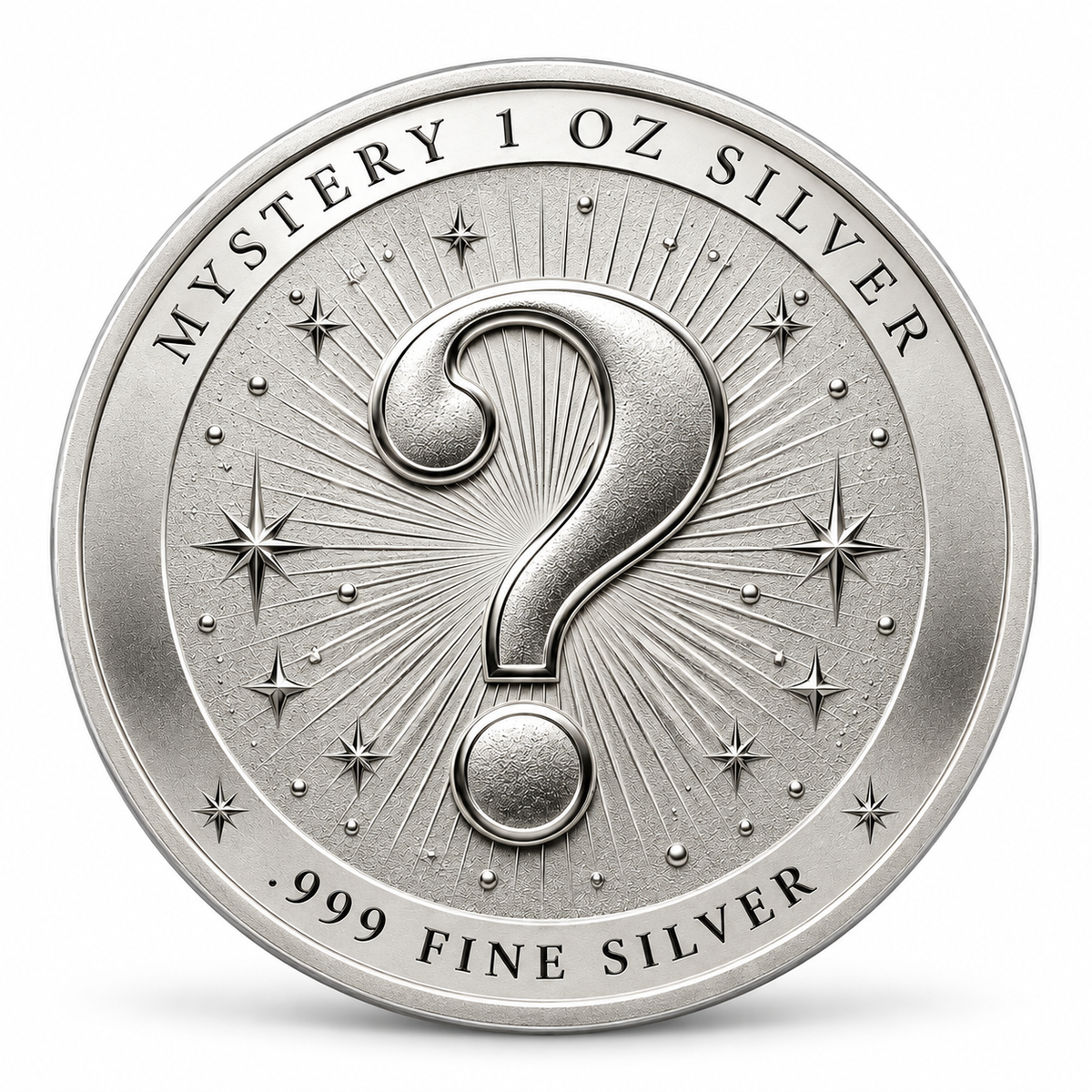 Mystery 1 oz Silver Coin or Round – .999 Fine Silver | Random Design