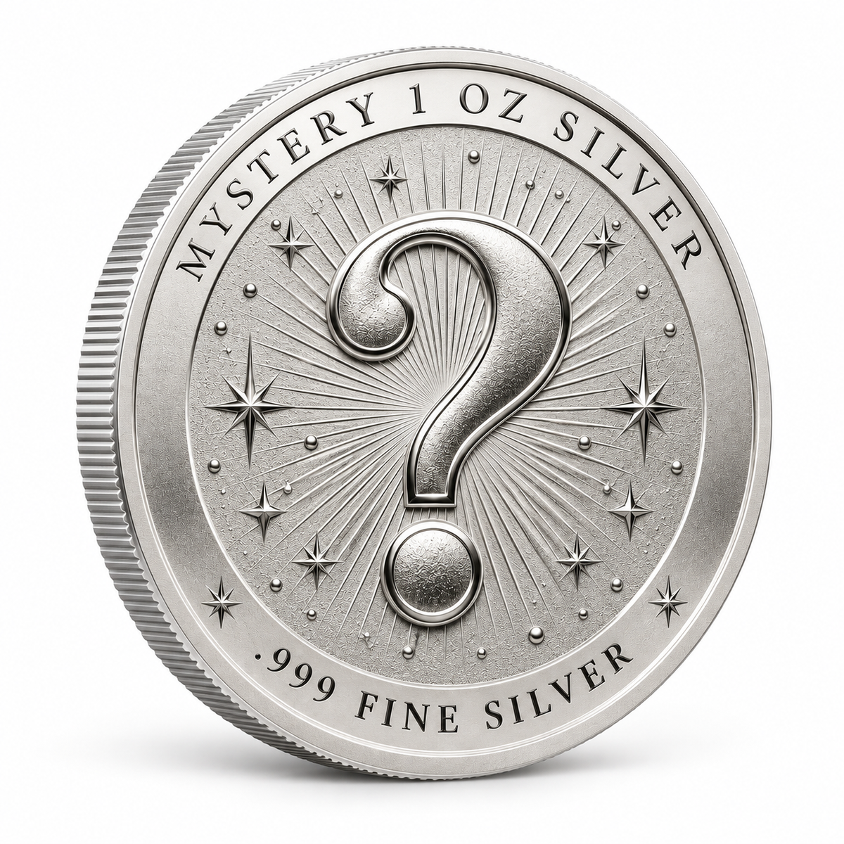 Mystery 1 oz Silver Coin or Round – .999 Fine Silver | Random Design