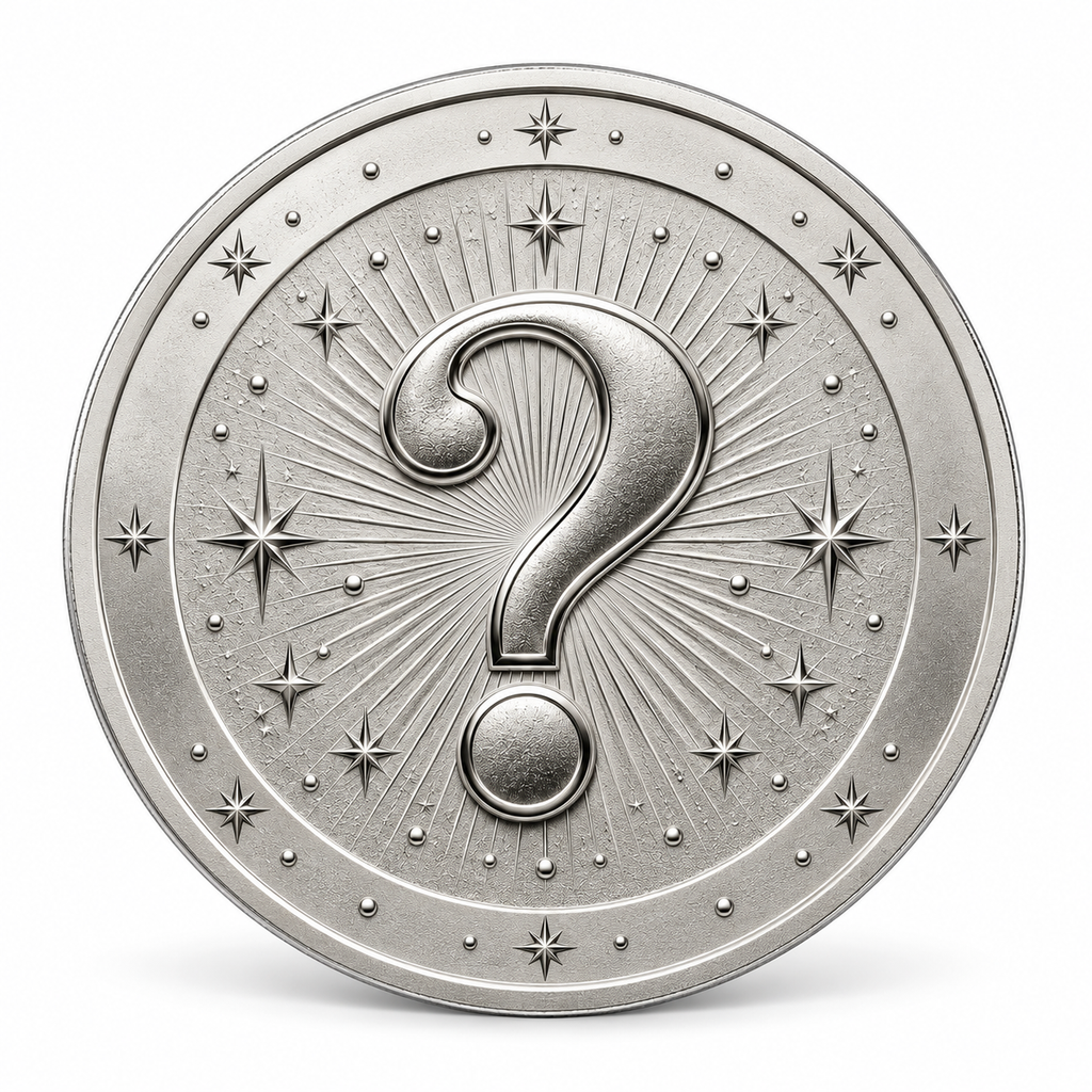 Mystery 1 oz Silver Coin or Round – .999 Fine Silver | Random Design