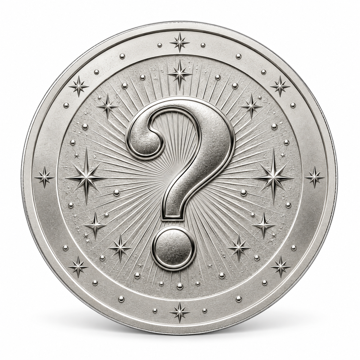 Mystery 1 oz Silver Coin or Round – .999 Fine Silver | Random Design
