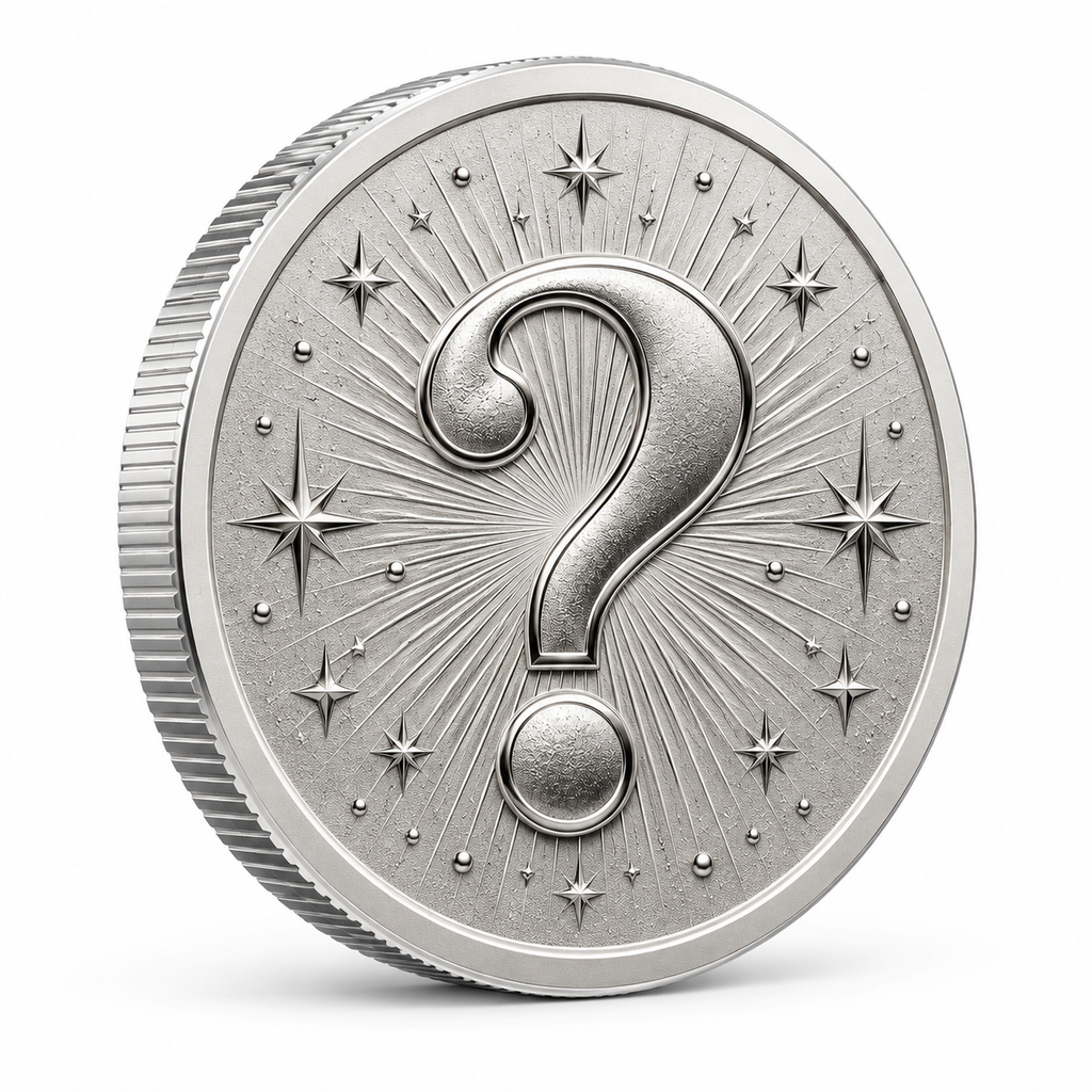 Mystery 1 oz Silver Coin or Round – .999 Fine Silver | Random Design