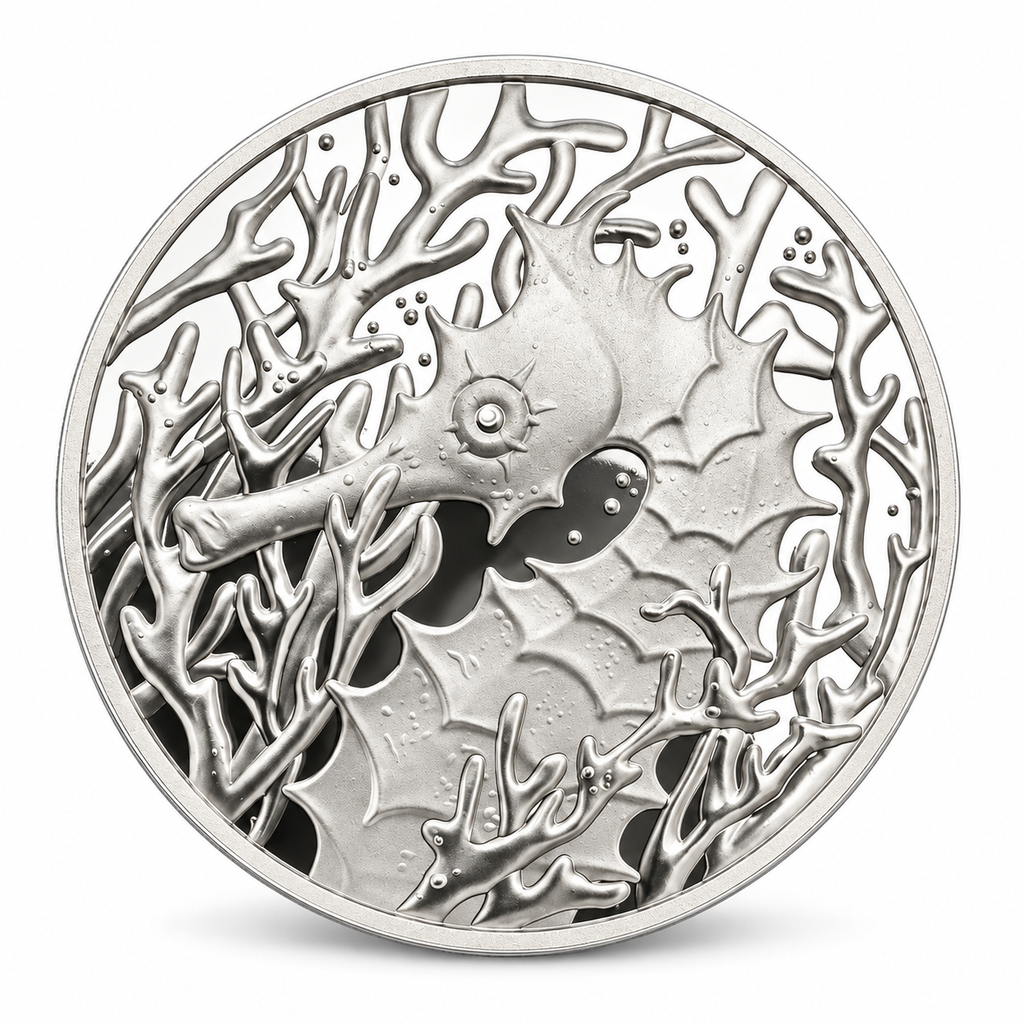 2026 Samoa Seahorse 1 oz Silver Coin – Mintage 10,000 | Scottsdale Mint