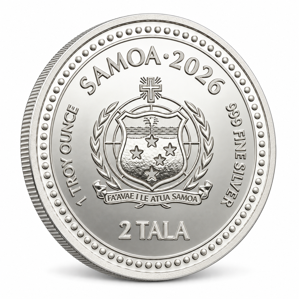 2026 Samoa Seahorse 1 oz Silver Coin – Mintage 10,000 | Scottsdale Mint