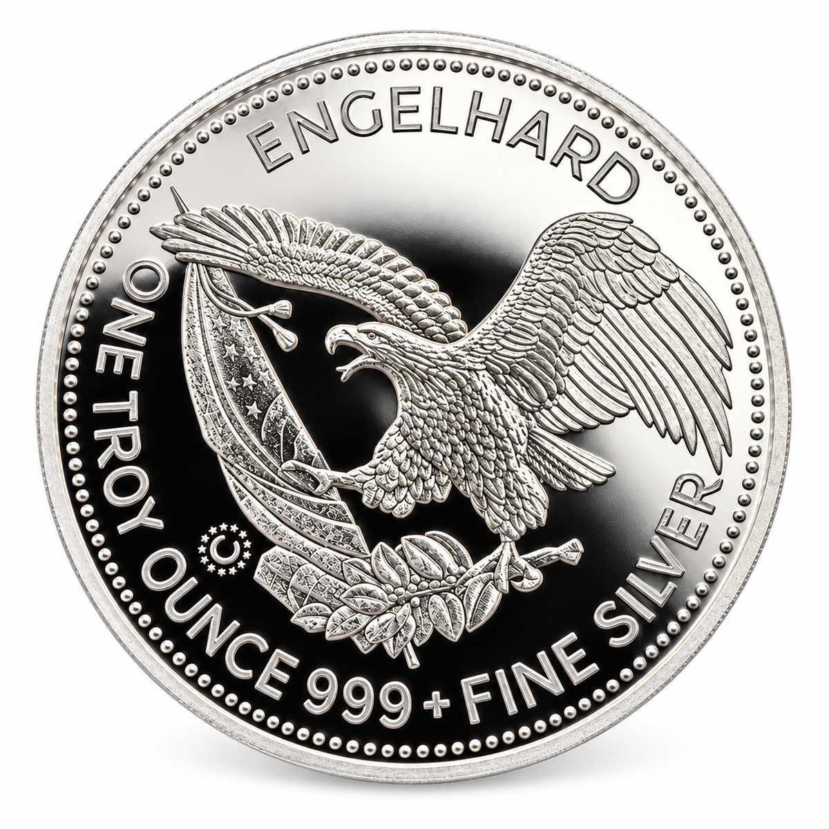 2026 Revived Engelhard American Prospector 1 oz Silver Round – .999 Fine Silver