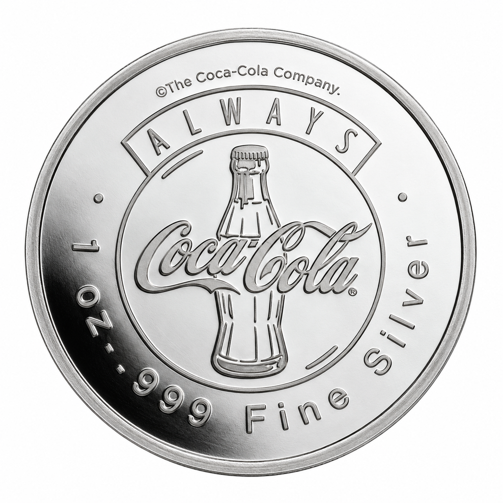 Coca-Cola Polar Bear 1oz Silver Round – .999 Fine Silver