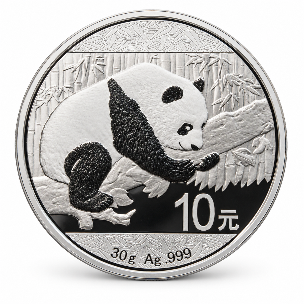 2016 Chinese Silver Panda 30g Silver Coin – .999 Fine Silver – 10 Yuan