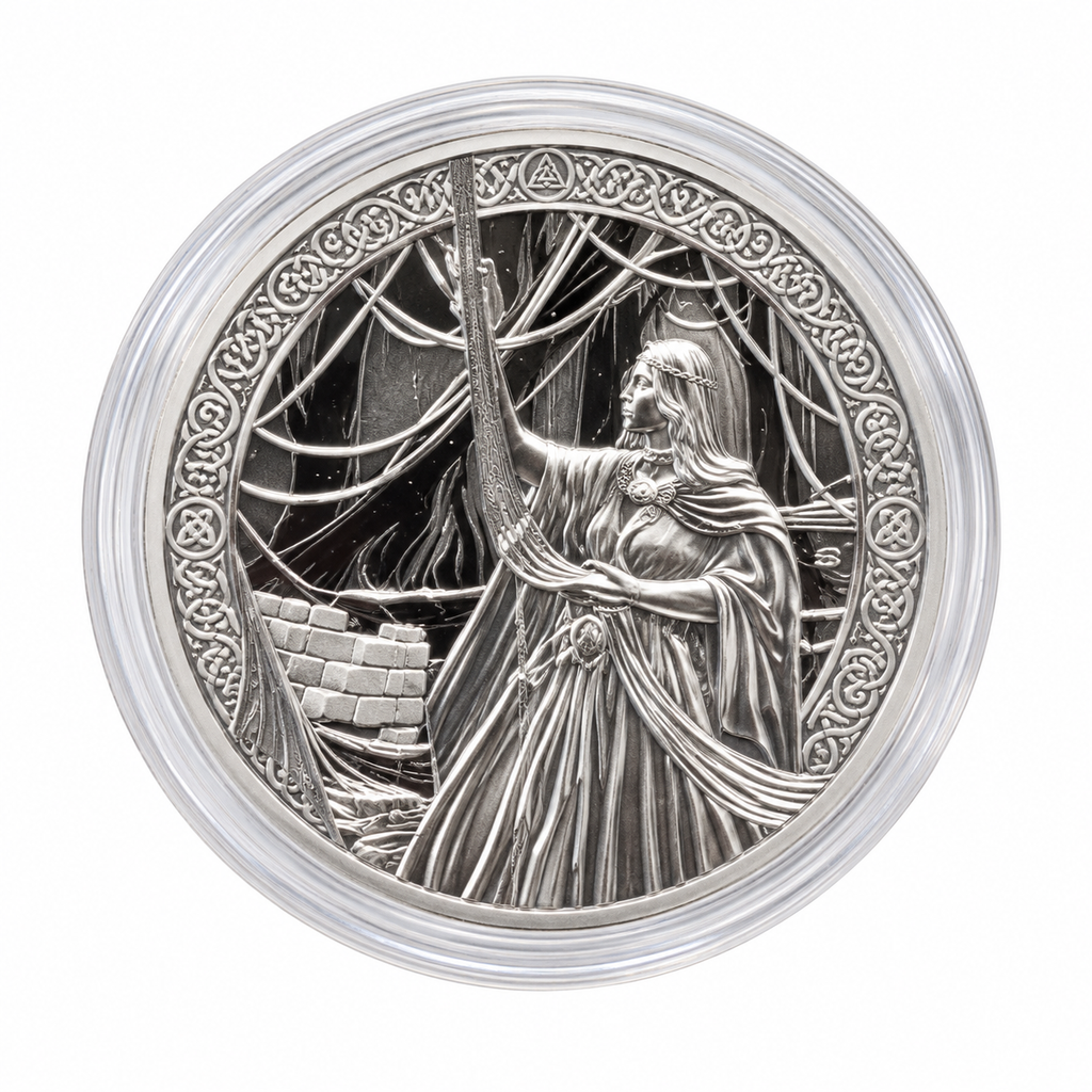 2026 Germania Mint Norns: Urd 1 oz Silver Coin – .9999 Fine Silver – Mintage 5,000