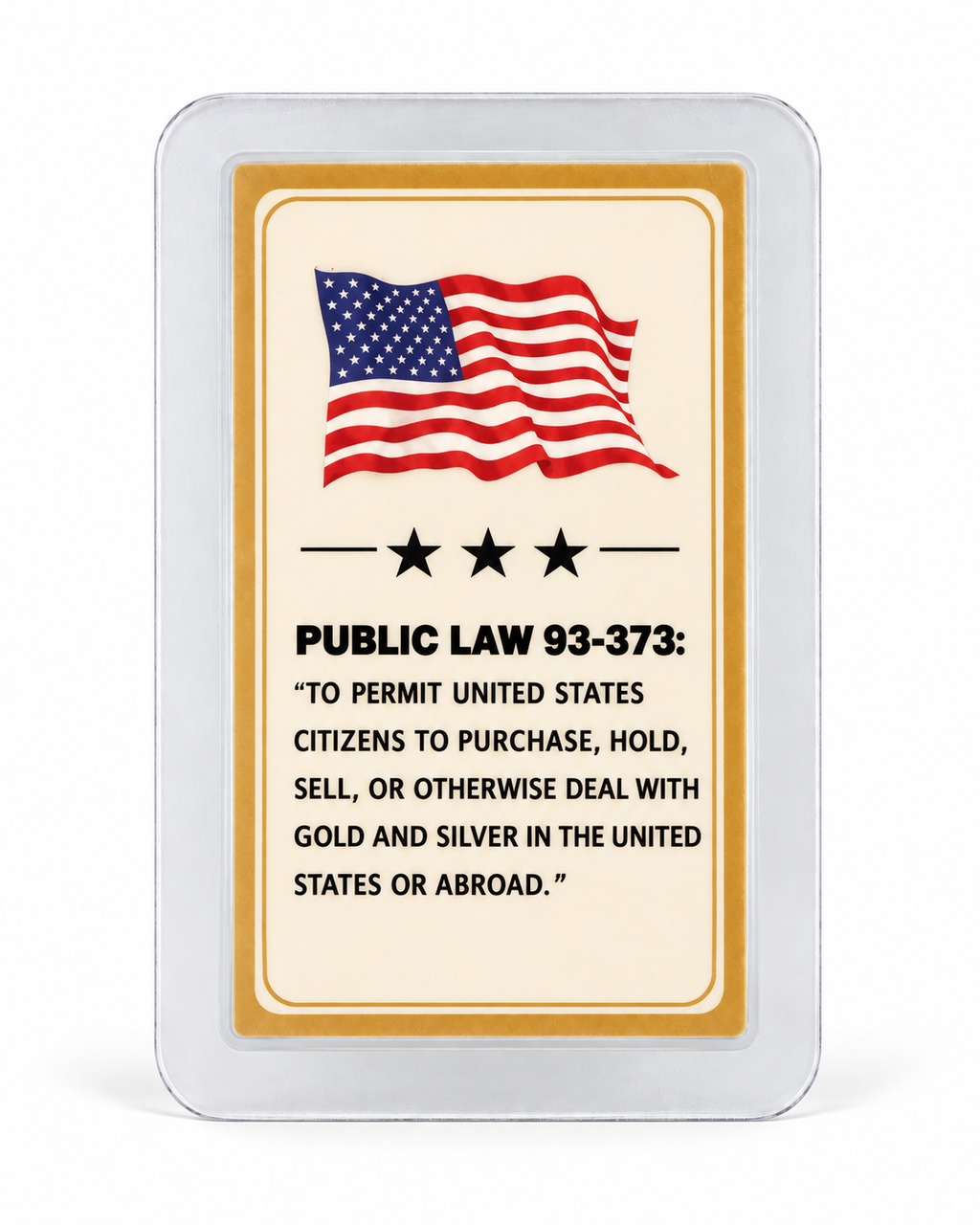 American Grain Co. 1 Grain .999 Fine Silver Bar – Sealed Display Card
