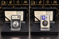 Actual 2026 Royal Mint Silver Britannia 1oz DateStamp limited 250 boxed set E55-0239, 1 Jan 2026 Royal Mail first day postmark, coin reverse and obverse