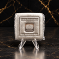 Geiger Edelmetalle Original 100g fine silver cast bar, Schloss Güldengossa, original sealed foil, actual item