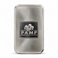 PAMP Logo 1 oz .999 fine silver bar reverse